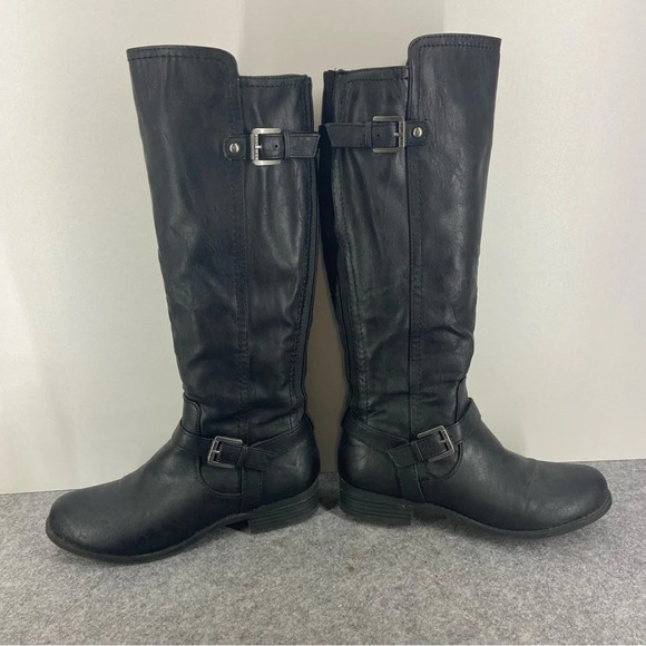 Guess Faux Leather Riding Tall Boots Women’s Size 8M - Picture 11 of 11